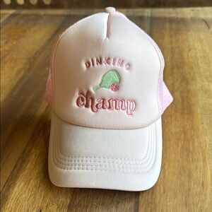 Pink Dinking Champ Hat